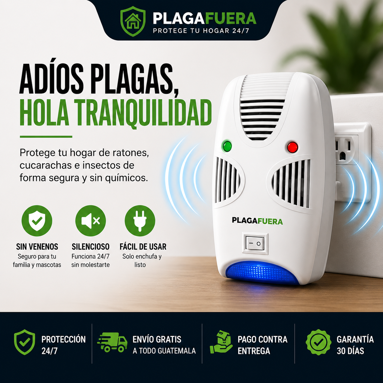 Protección inmediata para un hogar más tranquilo