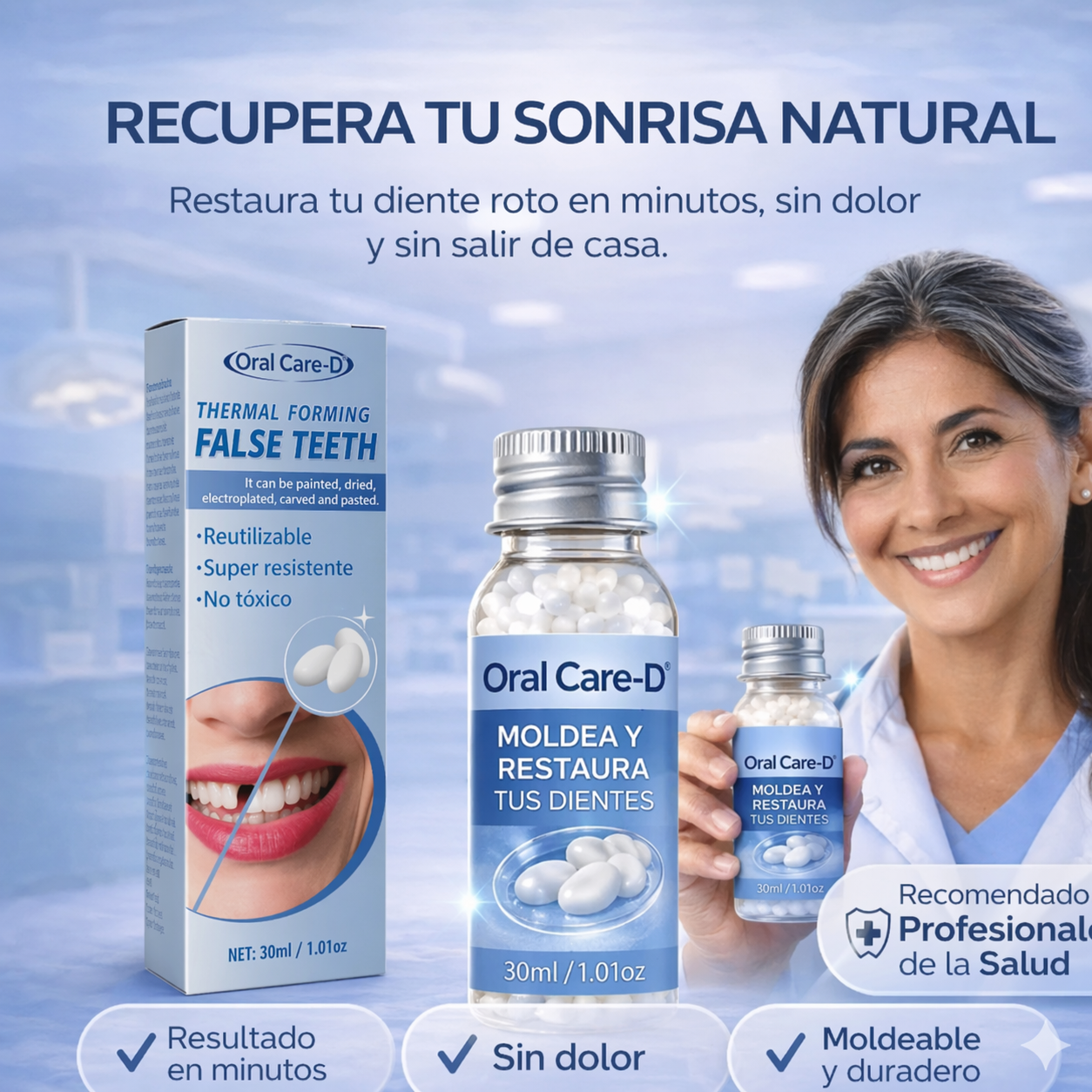 Oral Care-D® EELHOE- Recupera esa pieza que falta