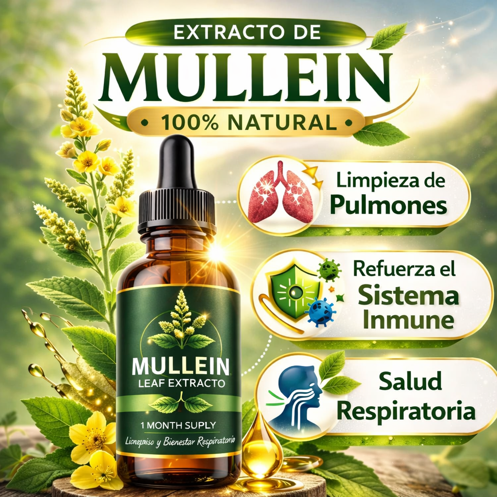 Tratamiento Mullein Original® – Regenera y Limpia Pulmones