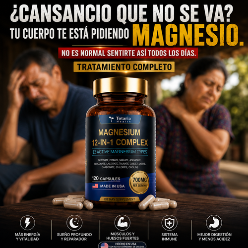 Magnesium Complex 12® - El mineral que le falta al 80% de adultos y nadie esta tomando bien